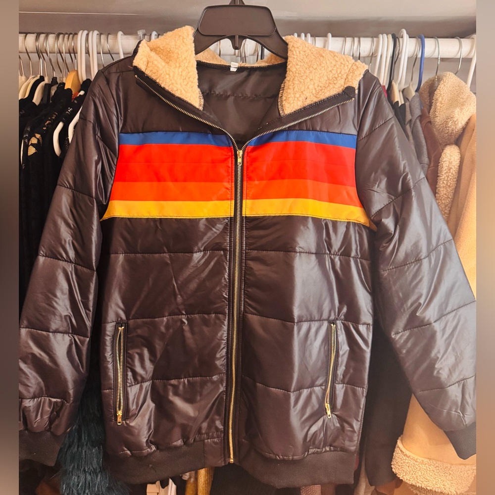 Vintage style ski jacket
